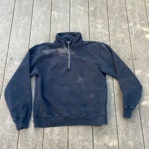 Brandy Melville half zip crew neck